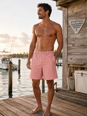 Columbia PFG Backcast III Swim Shorts | Quick Dry Fishing | Men M